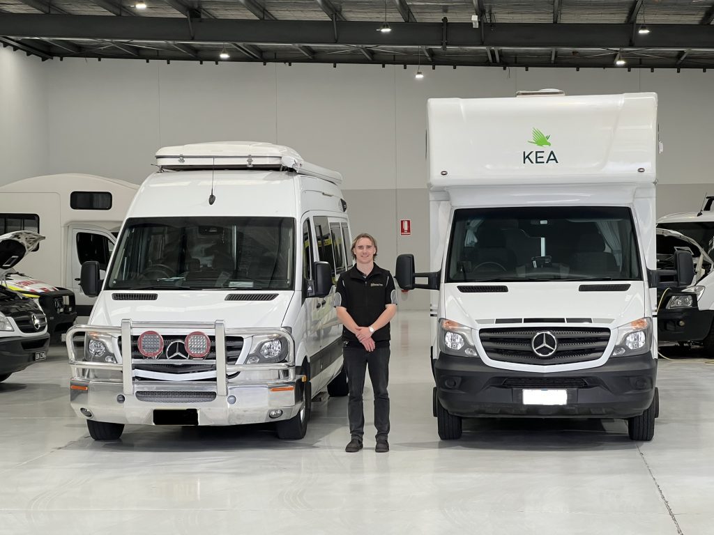 eurostar technician with mercedes sprinter vans