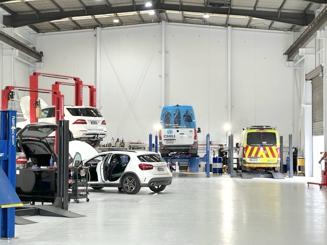Hallam workshop inside